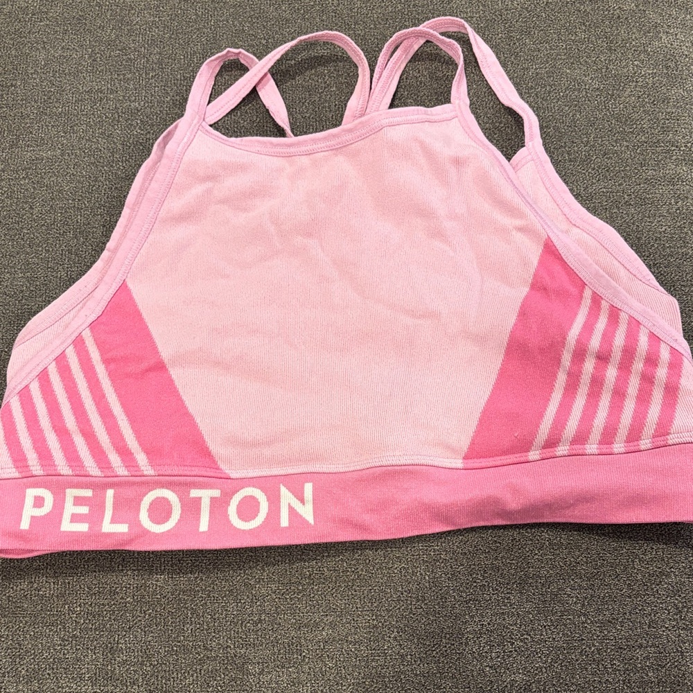 Peloton Light Pink Athletic Bra - L